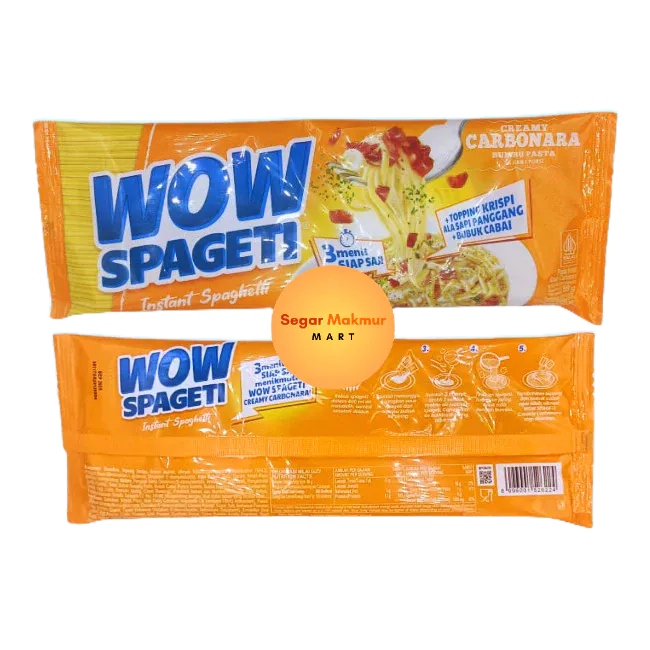 

[5pcs] Pasta Wow Spageti Bolognese/Carbonara 84gr
