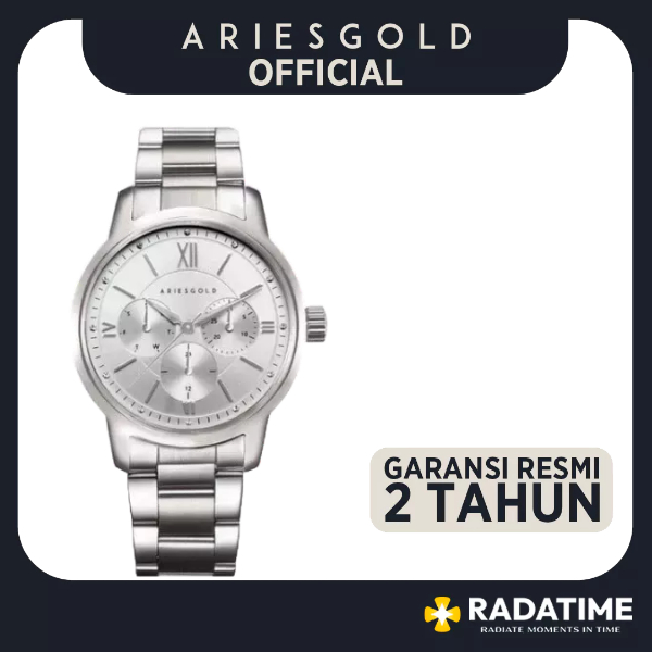 [FREE MUG] Jam Tangan Wanita Aries Gold Original & Garansi Resmi 2 Tahun L-1028-S-S