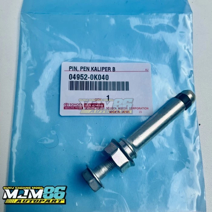 Baut+Pin Pen Kaliper Rem Depan Bawah Toyota 04952-0K040 Toyota Inova Reborn Wish Altis Camry Alphard