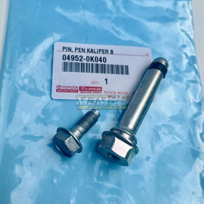 Baut+Pin Pen Kaliper Rem Depan Bawah Toyota 04952-0K040 Toyota Inova Reborn Wish Altis Camry Alphard