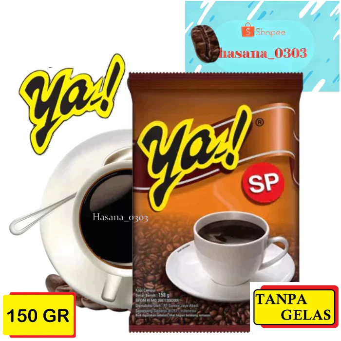 

Kopi YA SP 150 Gram [ Kopi Bubuk ] TANPA BONUS GELAS