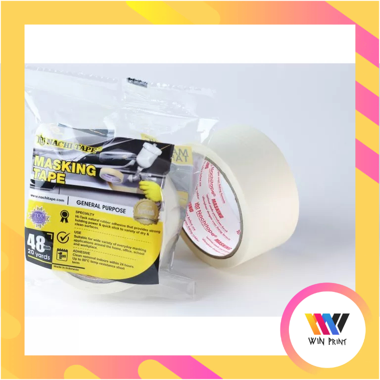 

Solasi Lakban Kertas Nachi 48mm / Masking Tape Nachi 48mm