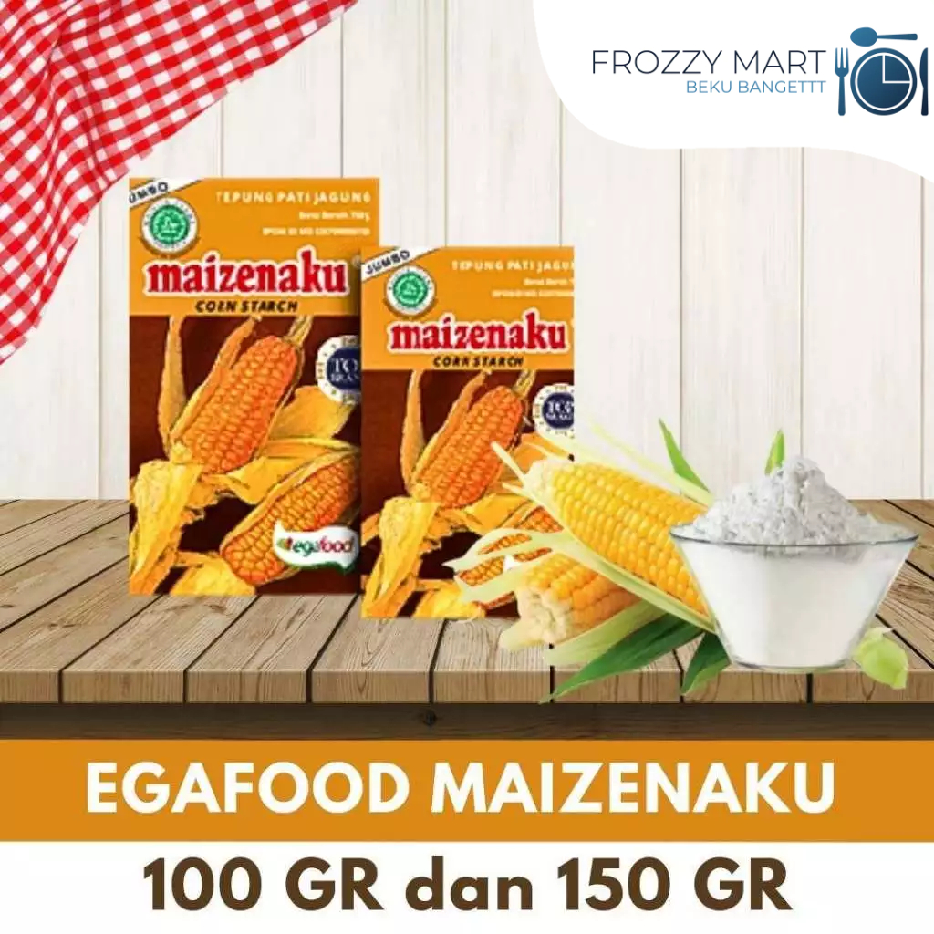 

EGAFOOD Tepung Maizena 100gr / 150gr – Tepung Jagung Halus Serbaguna