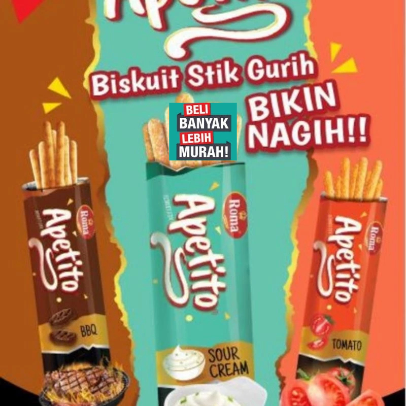 

ROMA APETITO 1 BOX ISI 10 SACHET ( BELI BANYAK LEBIH MURAH )