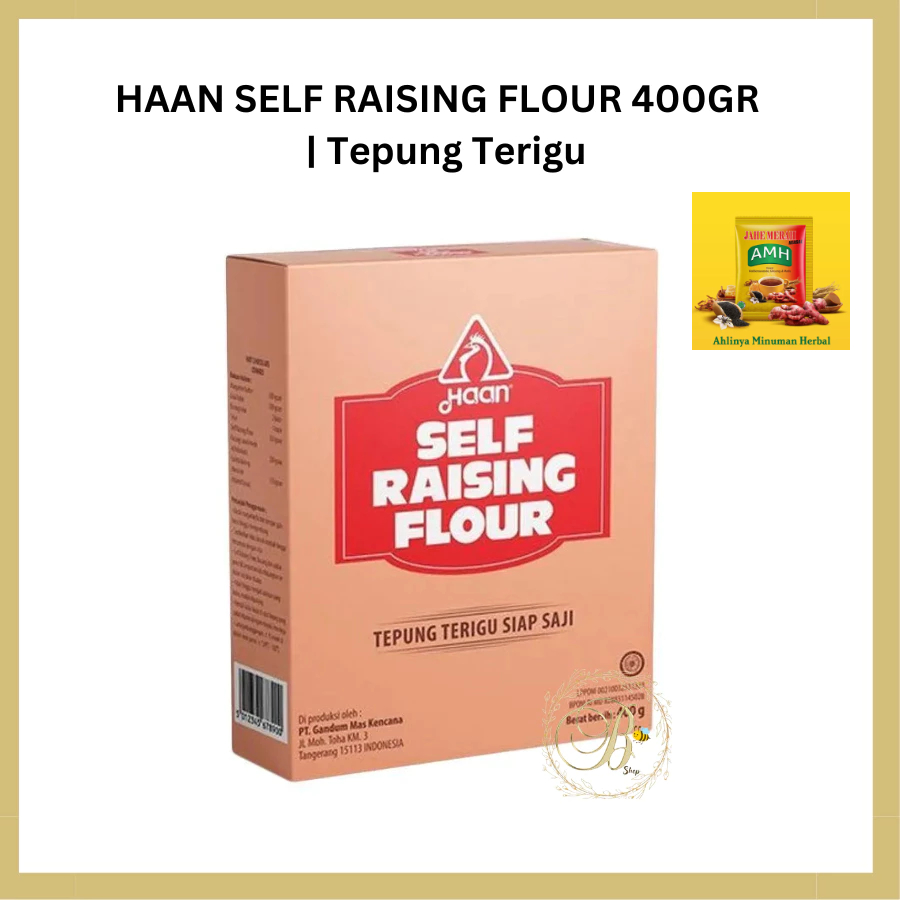 

HAAN SELF RAISING FLOUR 400GR | Tepung Terigu
