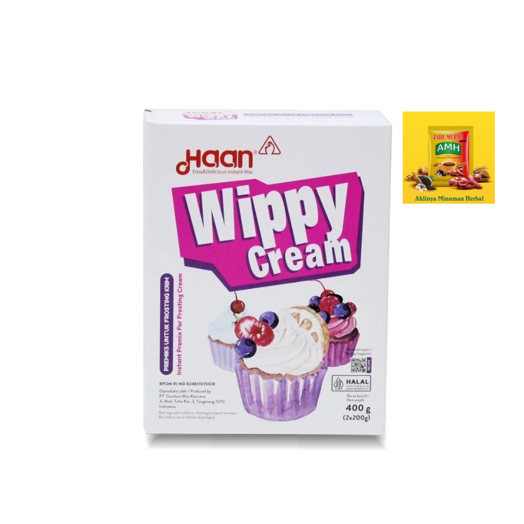 

Haan Wippy Cream 200Gr dan 400gr BOX | Whipped Cream