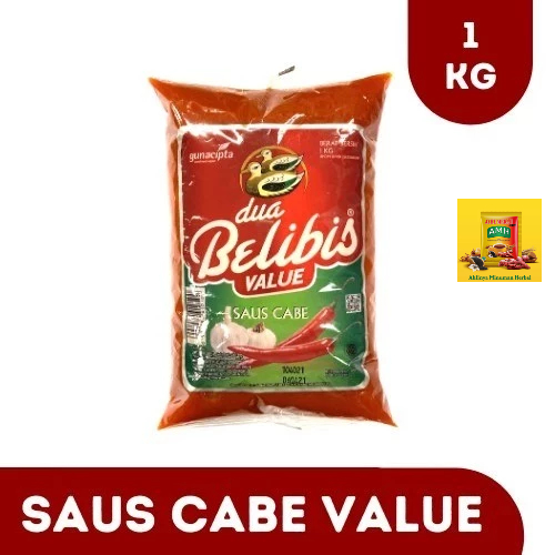 

DUA BELIBIS VALUE SAOS CABE 1Kg | Saus Cabai | Saus Sambal