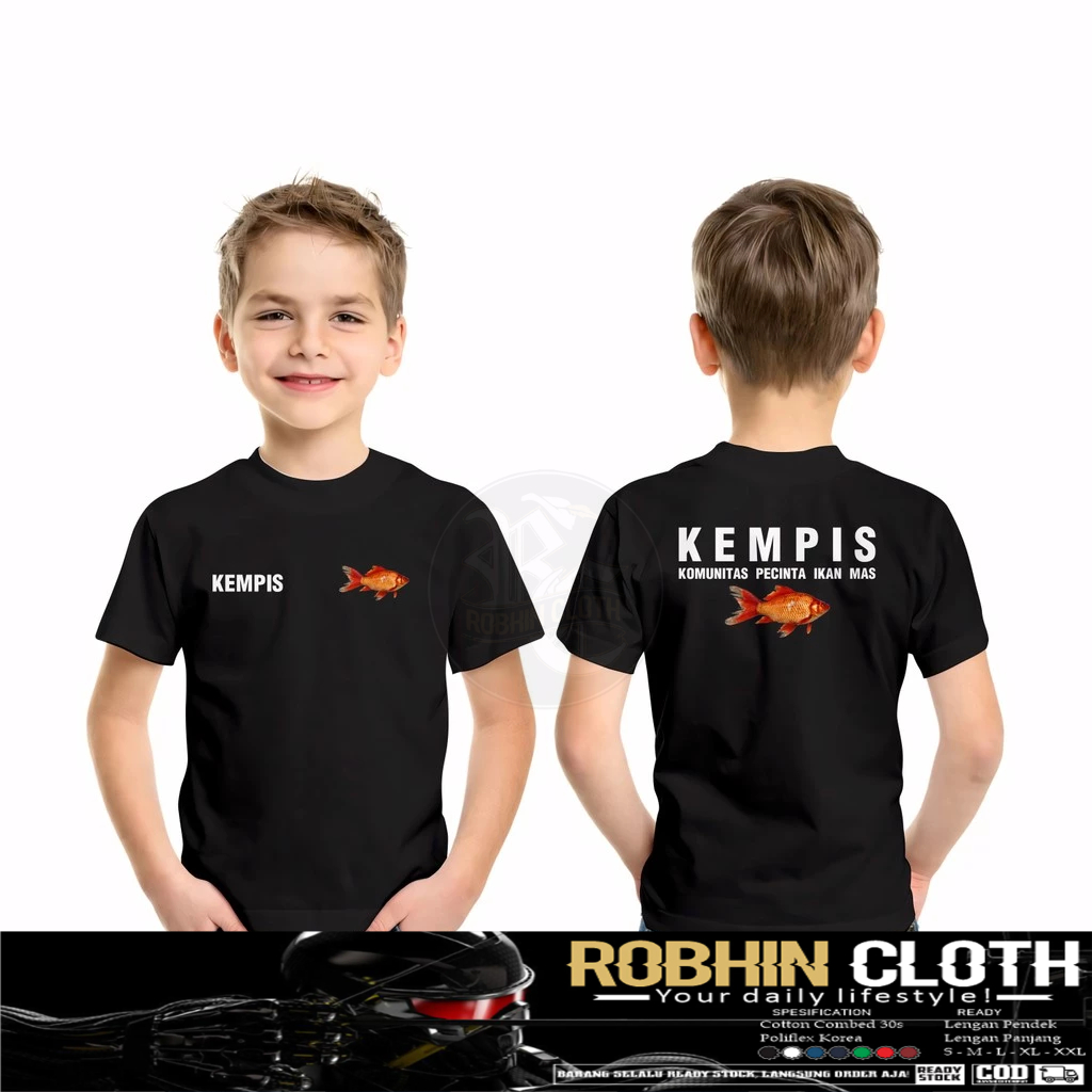 Kaos Baju Anak KEMPIS Komunitas Pecinta Ikan Mas DB Kaos Distro