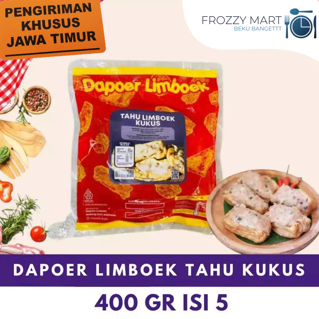 

DAPOER LIMBOEK Tahu Kukus 400gr Isi 5 | Tahu Kukus Isi Siap Kukus & Goreng
