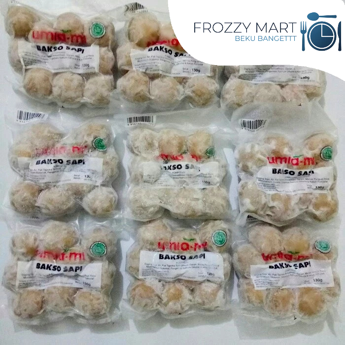 

Umiami Bakso Sapi 130gr (Isi 10 pcs) – Gurih, Kenyal, Siap Masak!