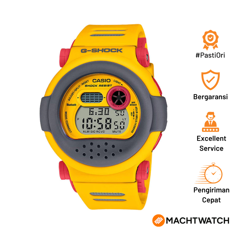 [PRJ 12.12] Jam Tangan Pria Casio G-Shock G-B001MVE-9DR Jason Retro Video Game Series Capsule Tough 