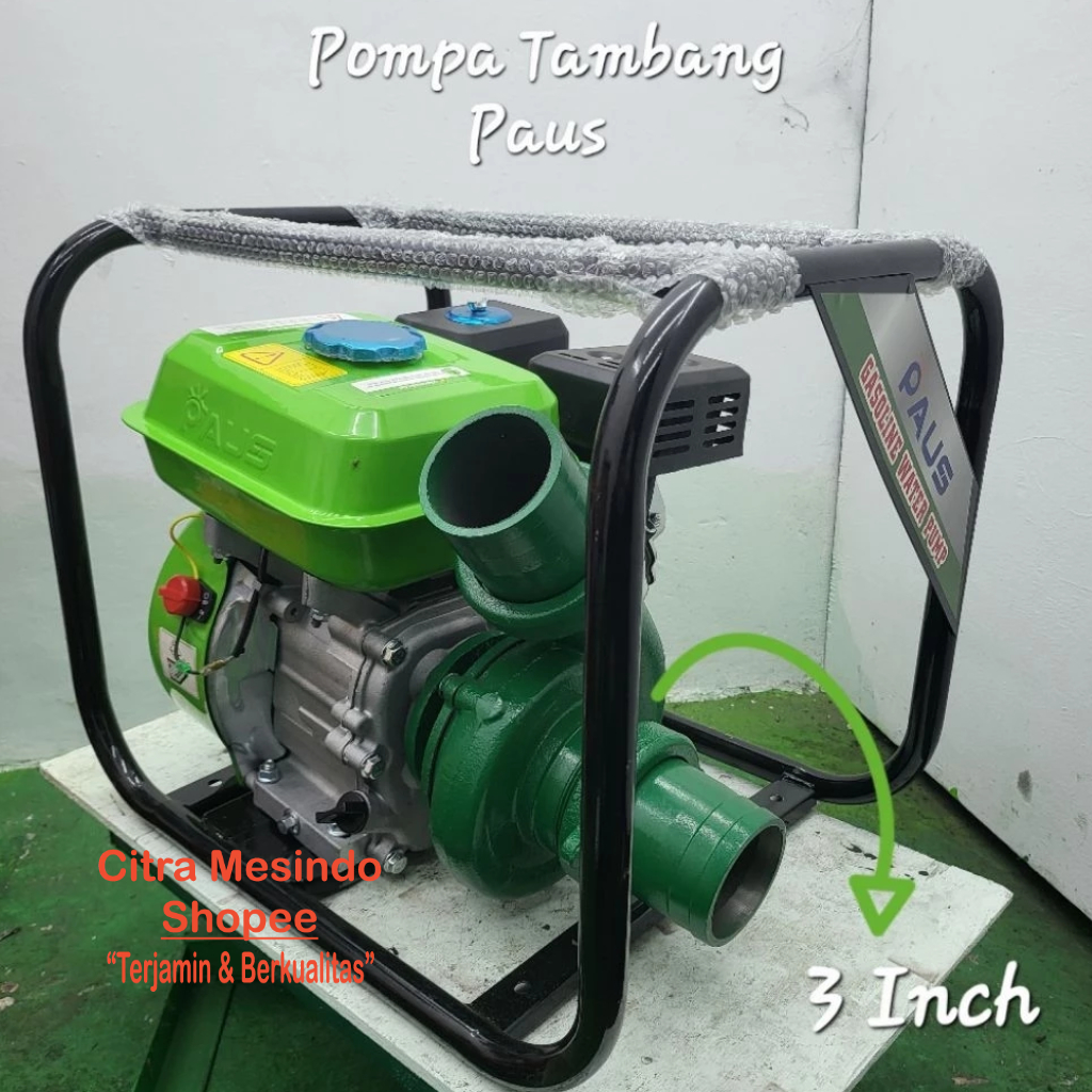 Mesin Pompa Air Tambang Keong Turbo 3 Inch Pompa Tambang 3 Dim Turbo Merk Paus Menggunakan Mesin 8.0