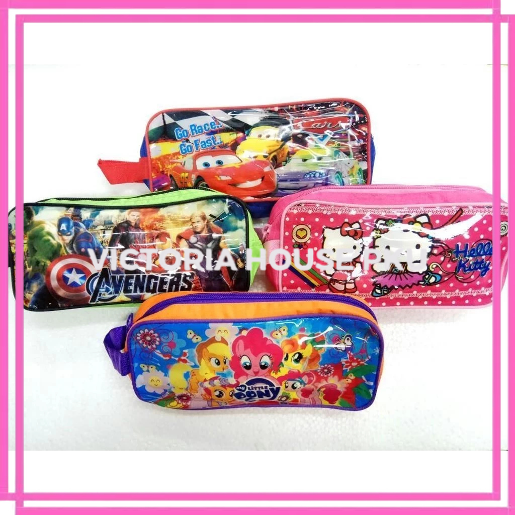 

VHP - Kotak Pensil Fancy Motif Gambar Anak Ukuran Besar Tempat Pensil Lucu / Pencil Case