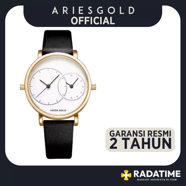 [FREE MUG] Jam Tangan Wanita Aries Gold Original & Garansi Resmi 2 Tahun L-5027-G-W