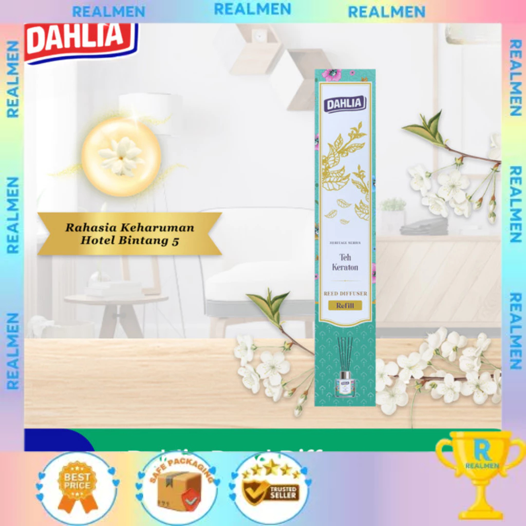 Dahlia Reed Diffuser Refill Teh Keraton REFILL REED DIFFUSER KERATON 30ML