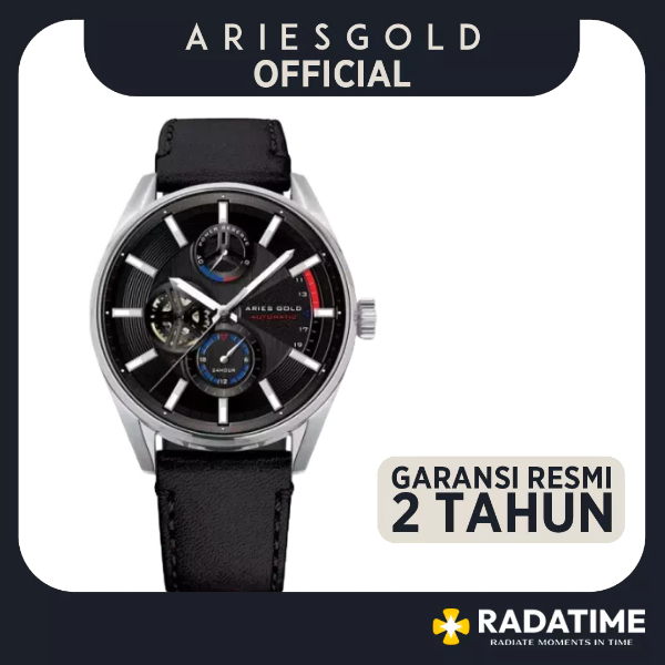 [FREE MUG] Jam Tangan Pria Aries Gold Infinum Roadster 100% Original G-9021-S-BK