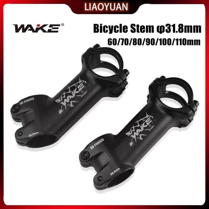 WAKE Stem Alloy Sepeda OS 70 80 90 100 110mm Roadbike XC MTB - Stem sepeda Aluminum Alloy MTB XC AM 
