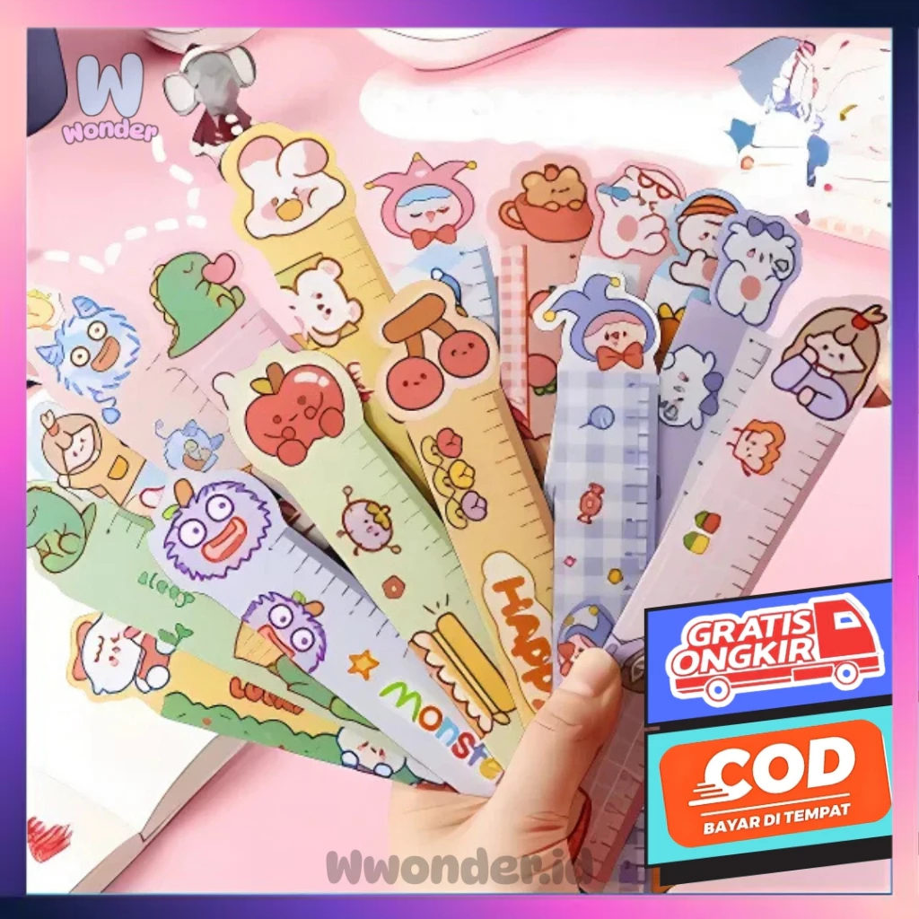 

WW Ruler Cartoon Penggaris Kartun Bear Lucu Best Seller AT36