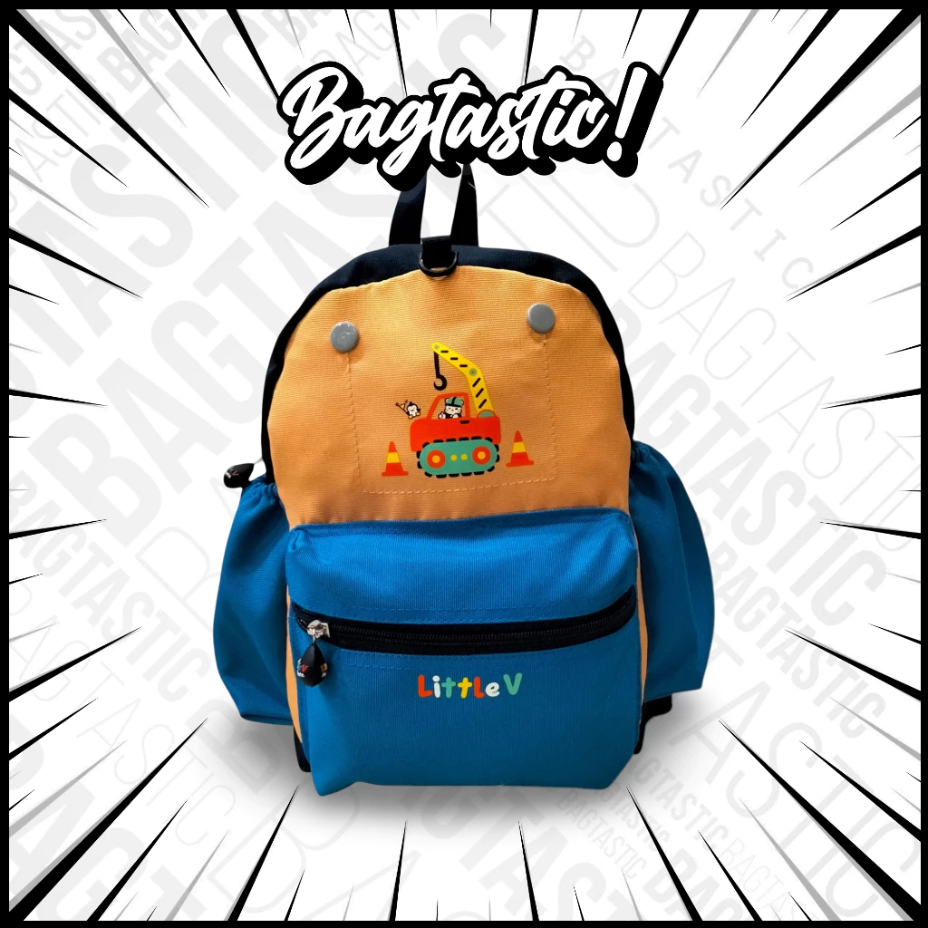 BAGTASTIC Tas Ransel Anak LITTLE V School Backpack -
