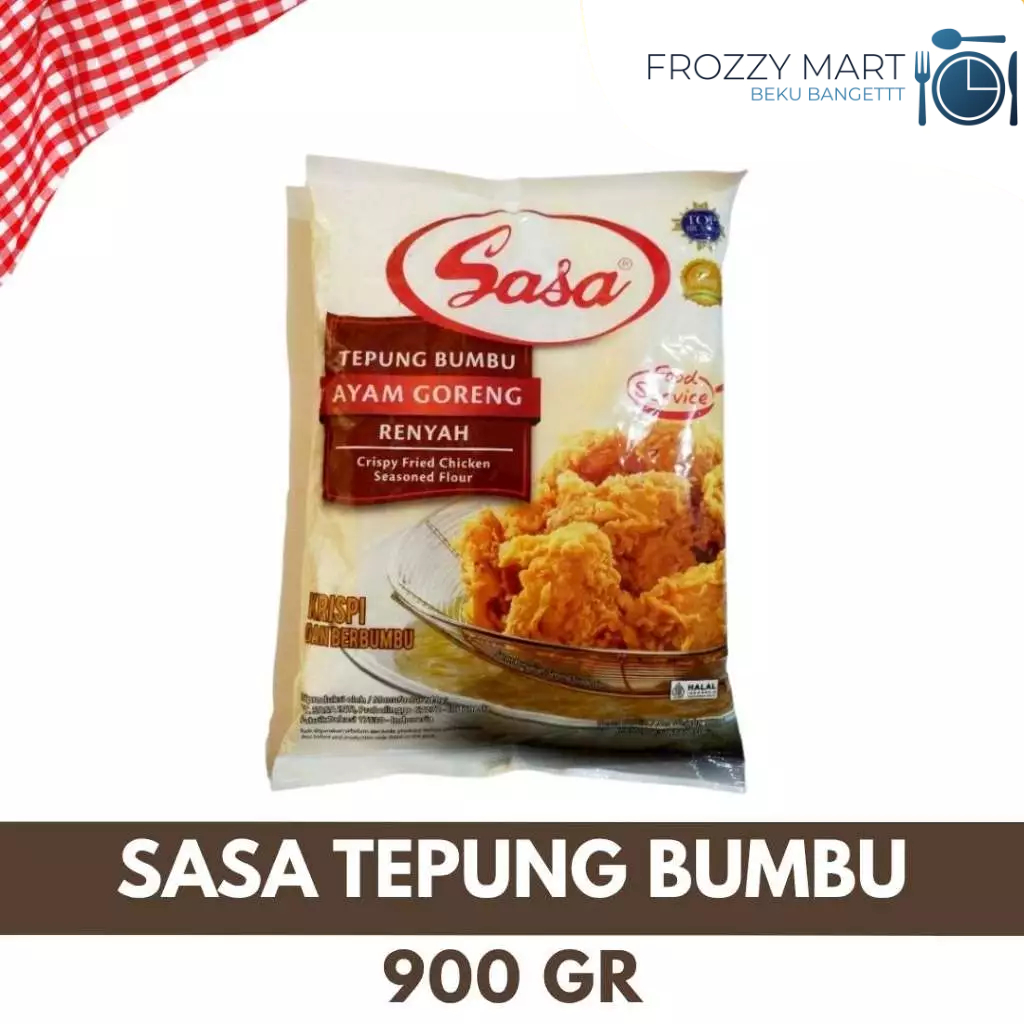 

SASA Tepung Bumbu Serbaguna 900gr | Tepung Goreng Renyah Praktis