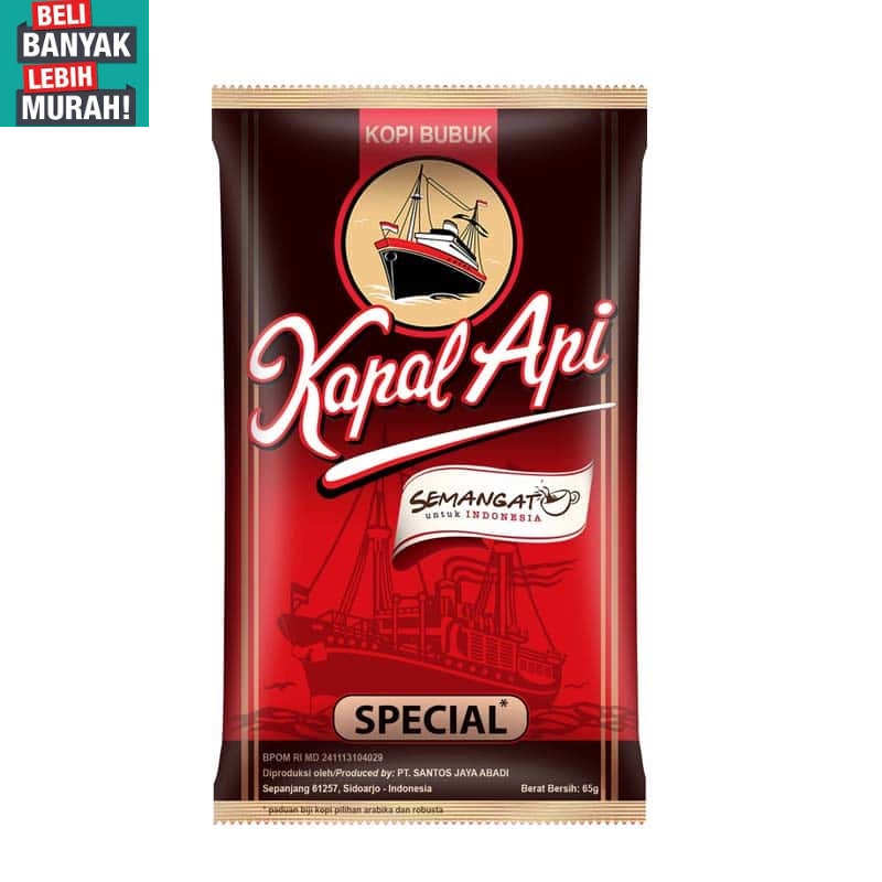 

KAPAL API KOPI SPECIAL 60 GR ( BELI BANYAK MAKIN MURAH )++