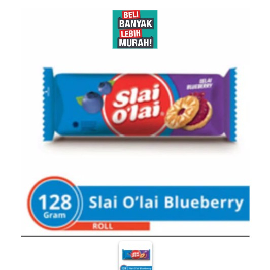 

ROMA SLAI OLAI BLUEBERRY ROLL 128GR ( BELI BANYAK LEBH MURAH )