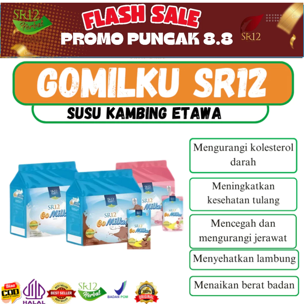 

Gomilku Sachet SR12 Kemasan Praktis Isi 40pcs