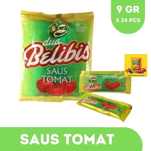 

Dua Belibis Saos Tomat 1 Pack (sachet) 9gr | 1 Pack Isi 24 Pcs | Saus Sambal | Saus Tomat