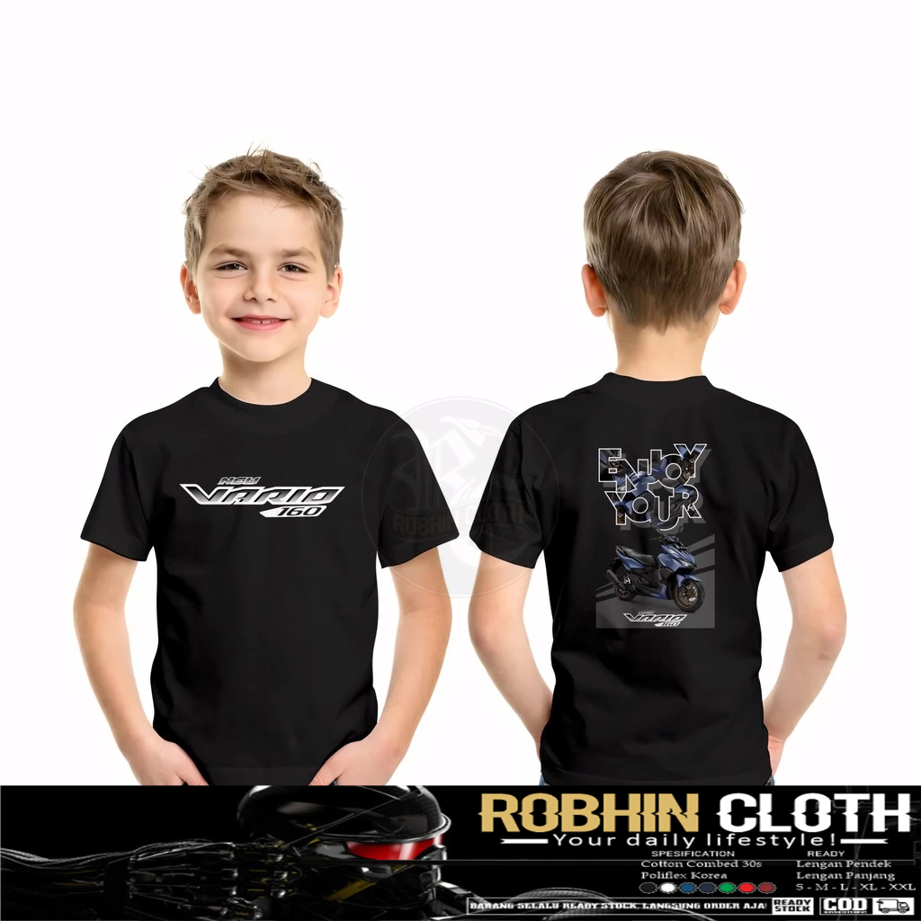 Kaos Baju Anak Enjoy Your Vario 160 Honda New Vario 160 DB Kaos Distro