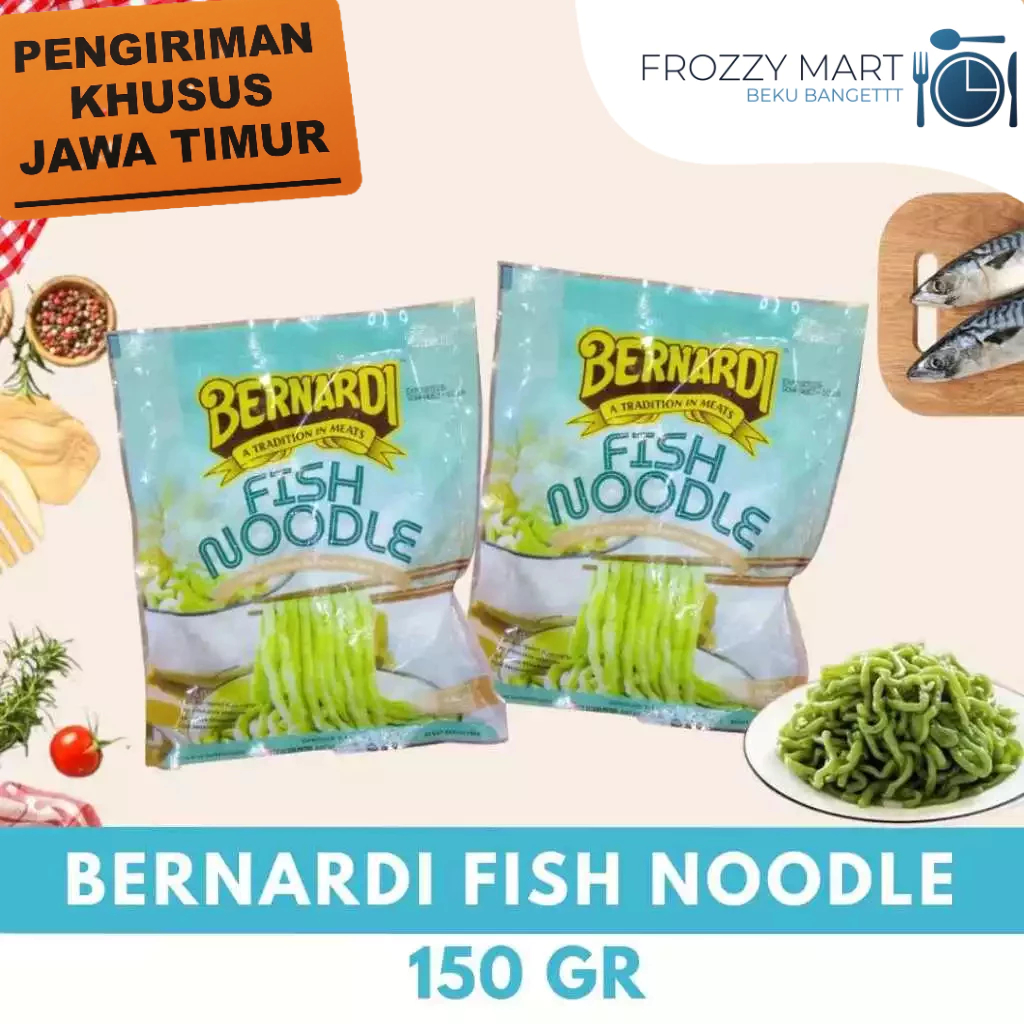 

Bernardi Fish Noodle 150gr – Mie Ikan Siap Masak Praktis & Lezat