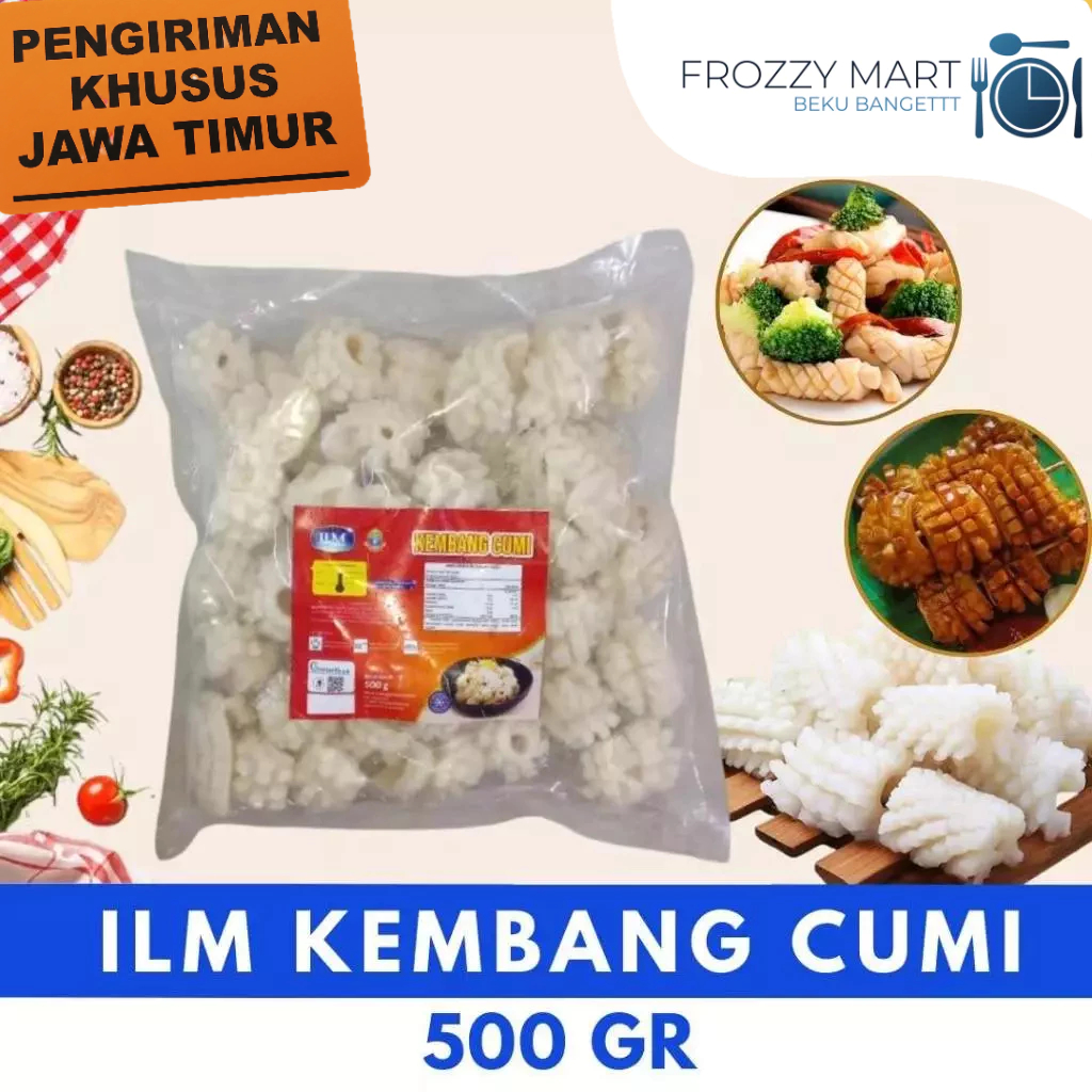 

ILM Kembang Cumi Frozen 500gr – Cumi Bunga Segar Beku Siap Masak Seafood Olahan Premium