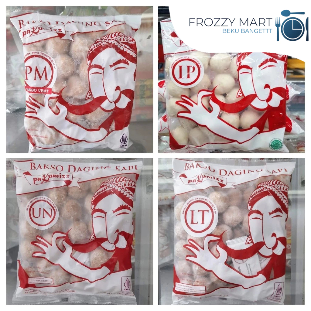 

PAKUMIZZ Bakso Ayam IP Isi 225 | Bakso Sapi LT Isi 50 | Bakso Sapi PM Isi 50 | Bakso Sapi UN Isi 25