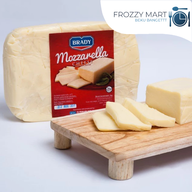 

BRADY Mozzarella Cheese 225gr & 940gr – Keju Meleleh Lezat untuk Pizza, Pasta & Camilan!