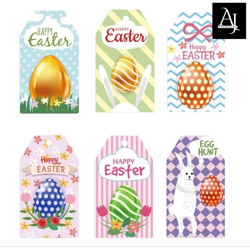 

[60 PCS] HANGTAG PASKAH EASTER LABEL TAG +TALI RAMI