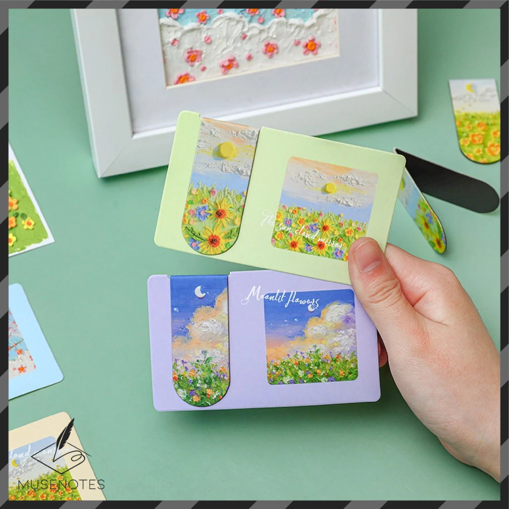 

Pembatas Buku Magnet Garden Sky Aesthetic Natural View Magnetic Bookmark Color A-PB006