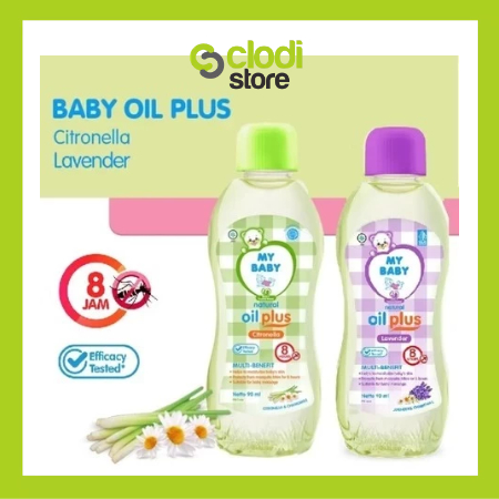 My Baby Oil Plus Citronella & Lavender 60ml 90ml Baby Oil My Baby Oil Plus