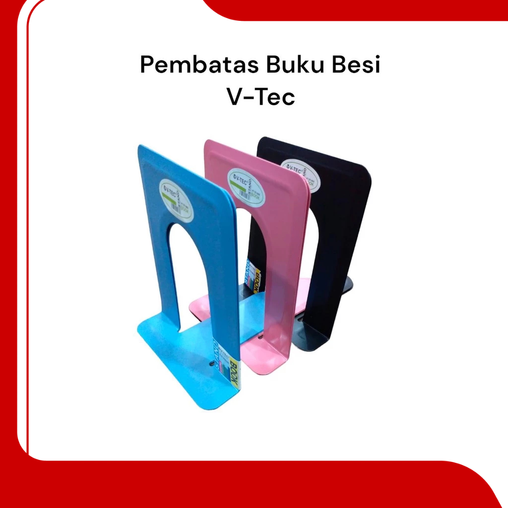 

Pembatas Buku Besi V-TEC