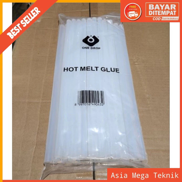 

Promohhh !!! Lem Bakar Besar/ Isi Lem Tembak One Drop Uk. 11,2 mm x 30 Cm (1 Kg)