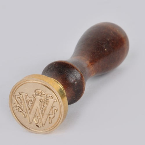 

Wax Stamp Seal - W [Colourplay]