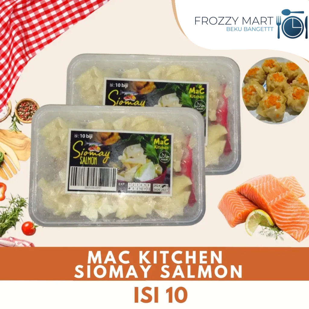

MAC KITCHEN Siomay Salmon Isi 10 | Dimsum Premium Frozen Food