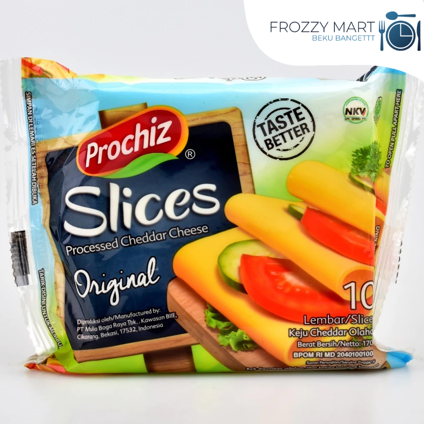 

PROCHIZ Slice Keju Lembaran Isi 10 – Praktis untuk Sandwich & Burger