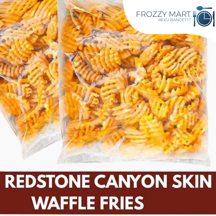 

MCCAIN Redstone Canyon Waffle Fries 2 KG | Kentang Goreng Waffle Premium Frozen