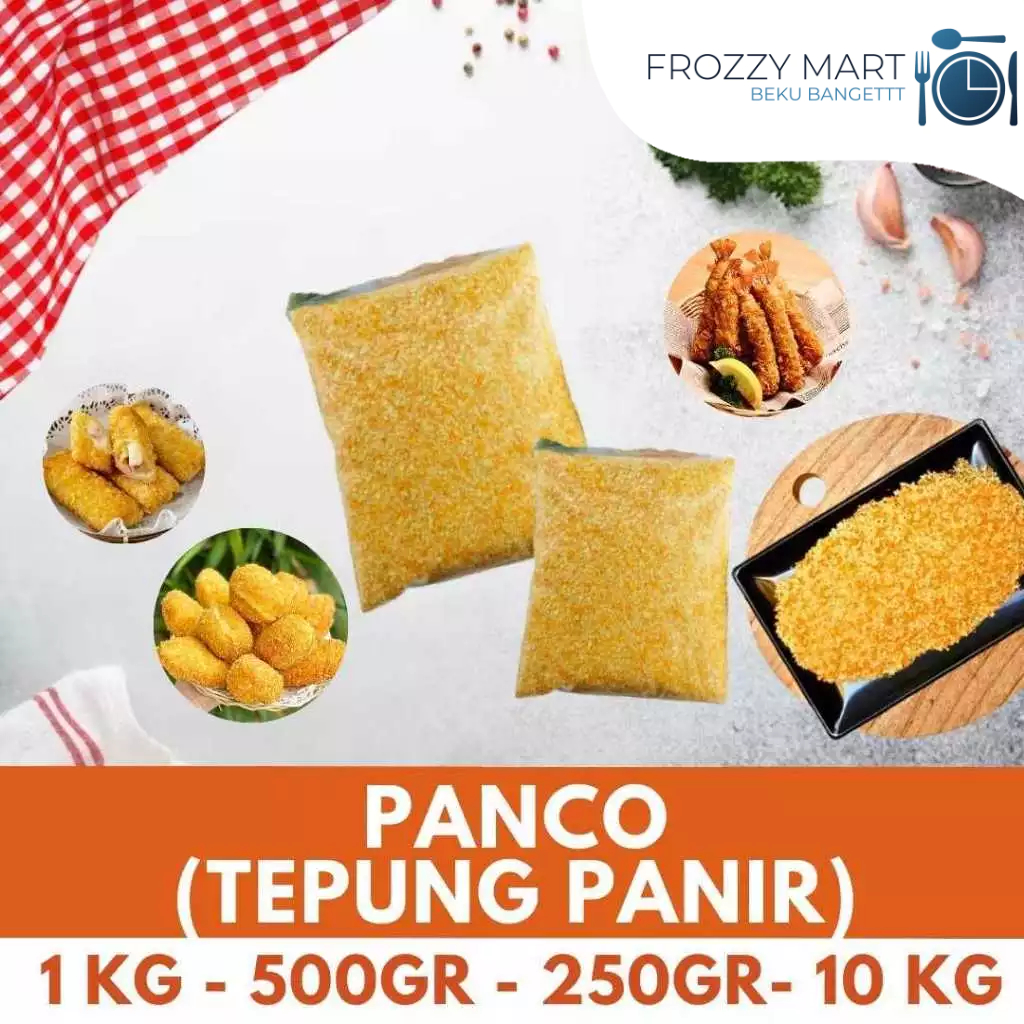 

PANCO Tepung Panir 250gr 500gr 1kg | Tepung Roti Crispy Gorengan Nugget Risoles