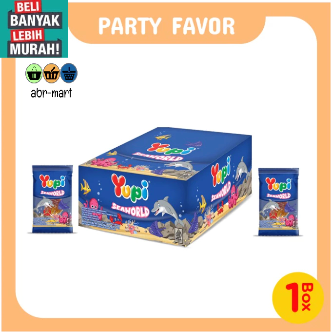 

YUPI SEA WORLD 1 BOX ISI 24 PC ( BELI BANYAK LEBIH MURAH )++