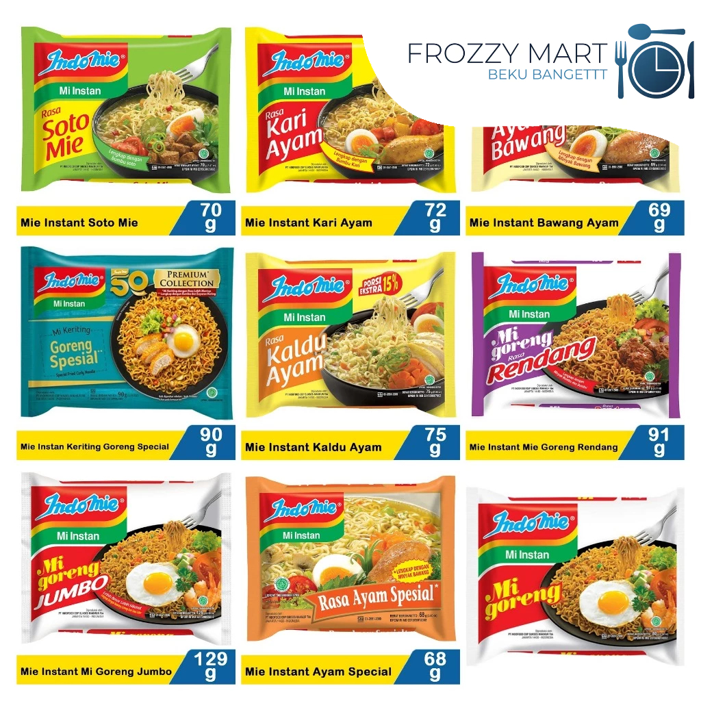 

Indomie Mi Instan – Kuah & Goreng | Lezat, Praktis, Legendaris