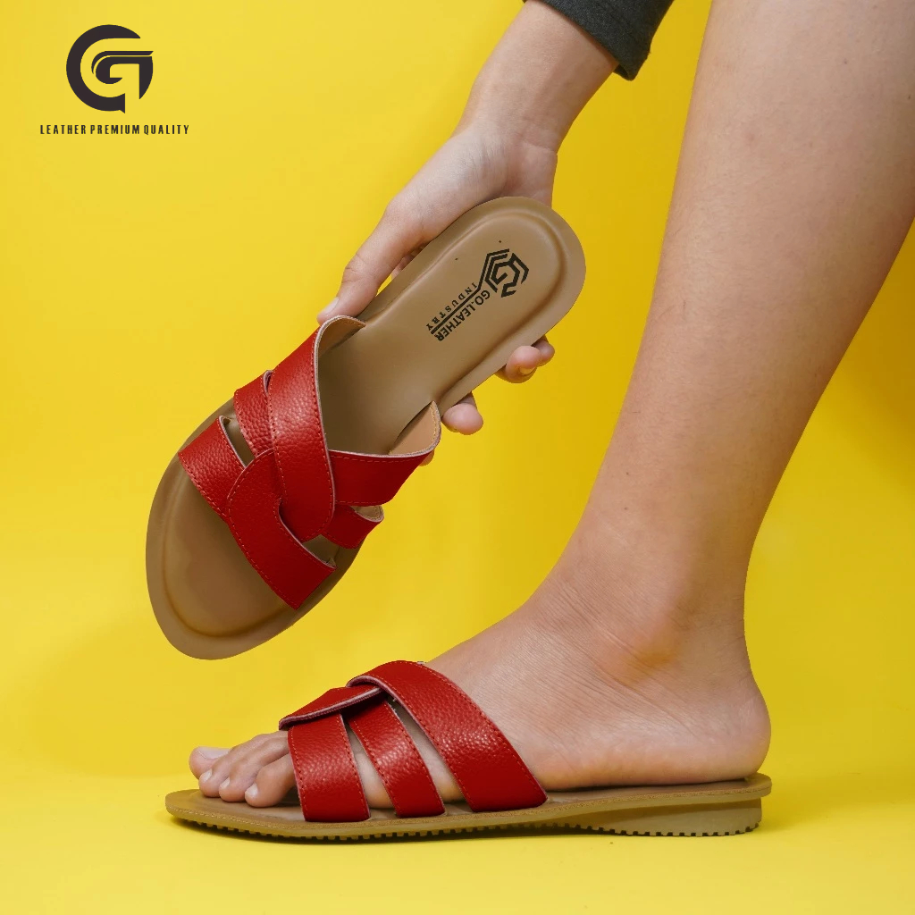 Sandal papirut wanita - Sandal kulit wanita - Sandal papirut wanita