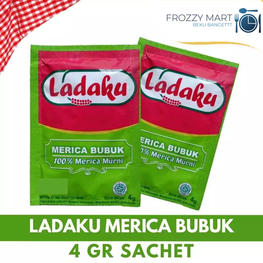 

LADAKU Merica Bubuk 4g Sachet – Lada Putih Bubuk Penyedap Masakan