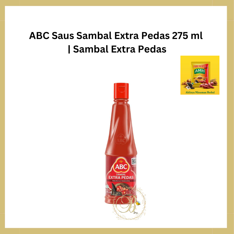 

ABC Saus Sambal Extra Pedas 275 ml | Sambal Extra Pedas
