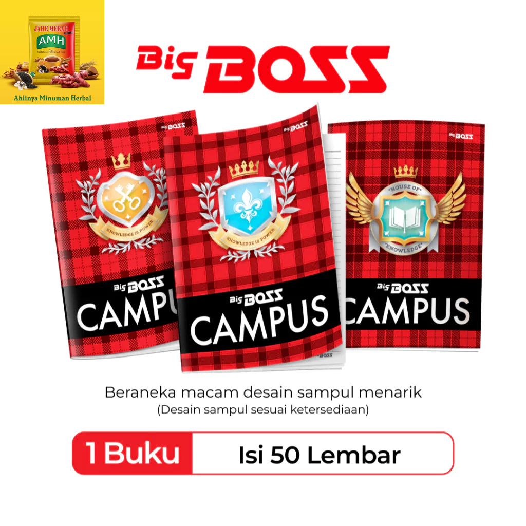 

BigBoss Campus Buku Tulis 50 Lembar | Lembar