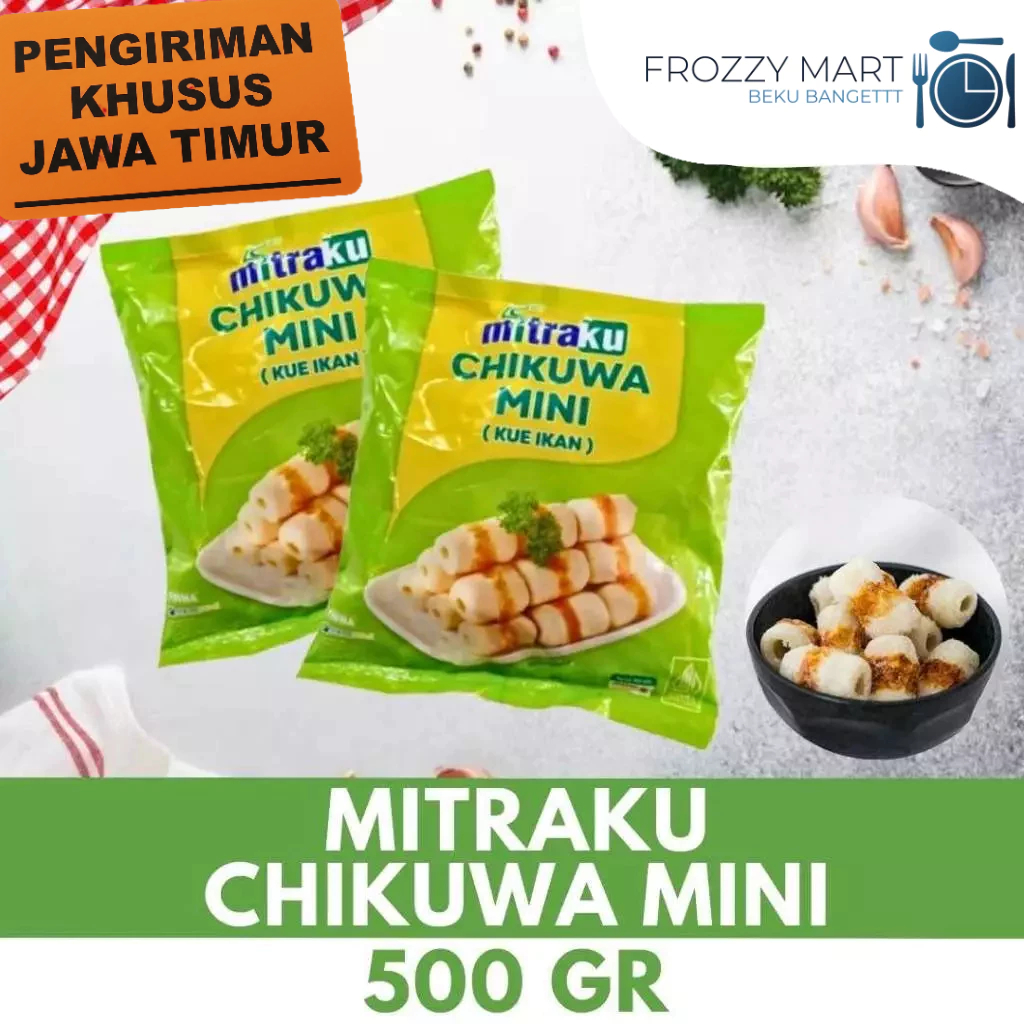 

MITRAKU Chikuwa Mini 500gr – Olahan Ikan Jepang Frozen Food